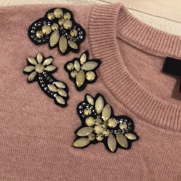 J. Crew Blush Pink Crew Neck Sweater - Picture 5 of 10